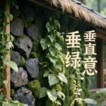 垂直绿意特写